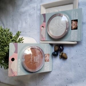 Le Mercerie Sunlight Bronzer #115 & Finishing Powder #002 Duo. NIP